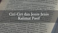 ciri-ciri kalimat pasif