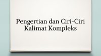 Pengertian Kalimat Kompleks