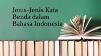 Jenis-Jenis Kata Benda