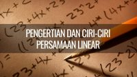 Pengertian persamaan linear