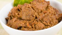 Rendang daging khas Minang