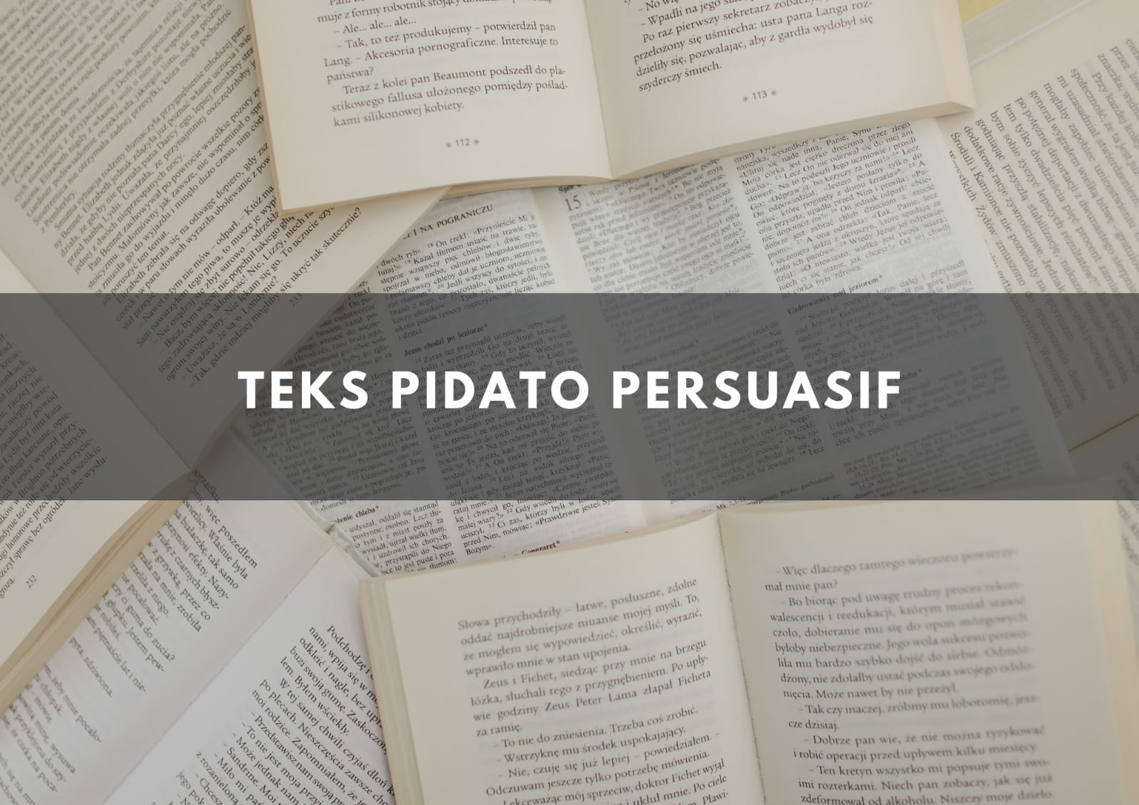 Penjelasan teks pidato persuasif