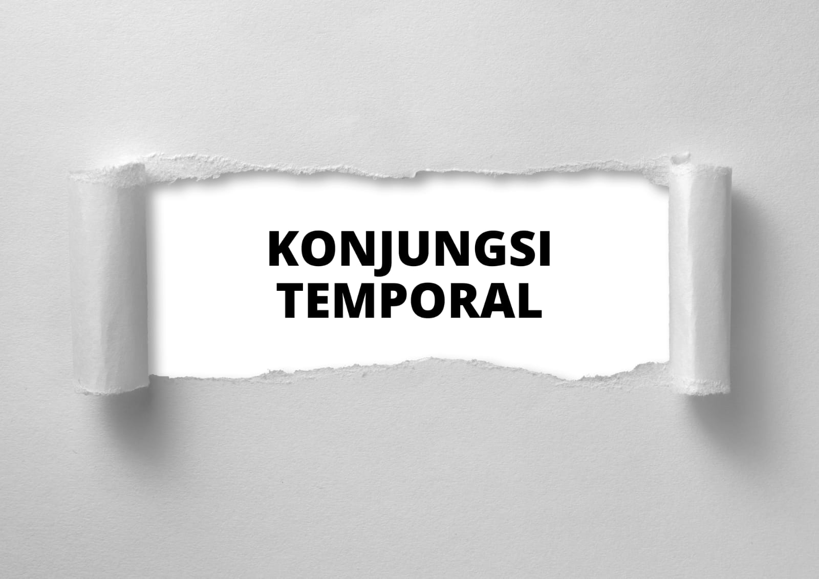 Penjelasan konjungsi temporal